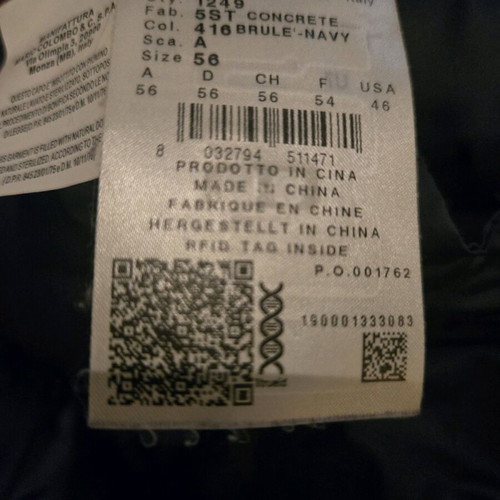 Colmar jacket like new, color brule - navy, size 56