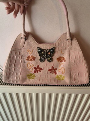 Hunter butterfly pink shoulder bag Mike Mike
