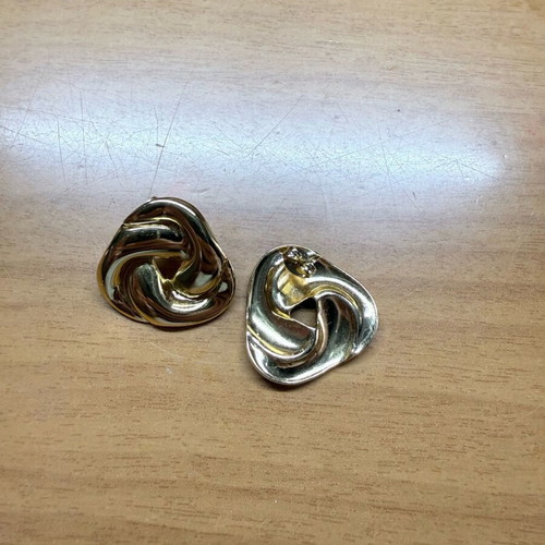Gold-colored earrings new, unworn