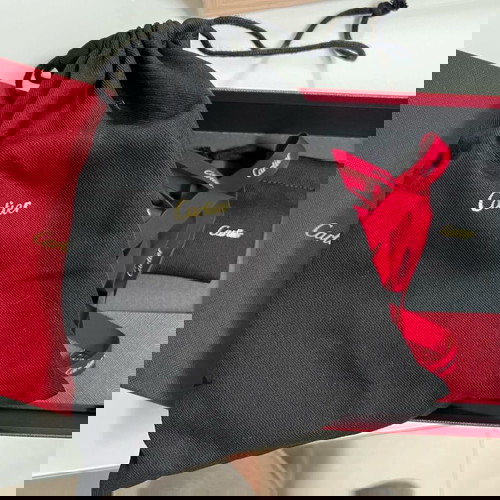 Ζώνη Cartier Ολοκαίνουρια, Μέγεθος 100, Μαύρη και Καφέ