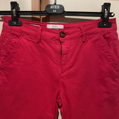 Reico chino pants like new, red, size S