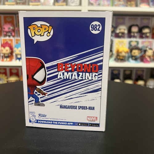 Funko Pop Marvel Spider-Man Mangaverse 982 like new Amazon Exclusive