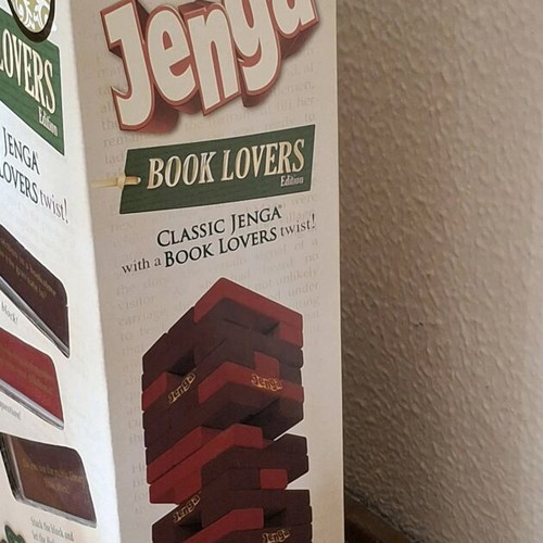 Jenga Book Lovers Edition like new, special 2011 edition by USAopoly