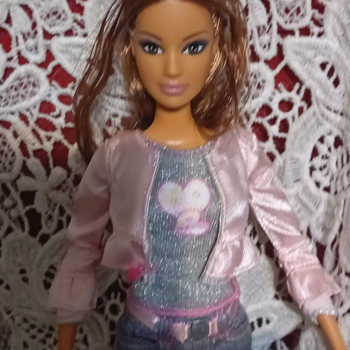 Pink Barbie like new without bag