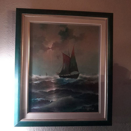 Artwork Giannis Tseliris used 55x65 with frame
