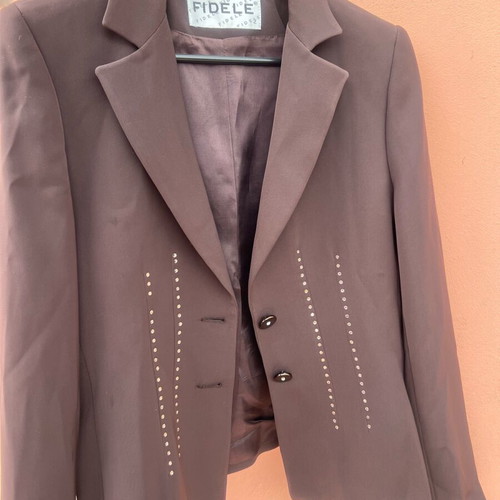 Fidele women's brown blazer size 2 like new