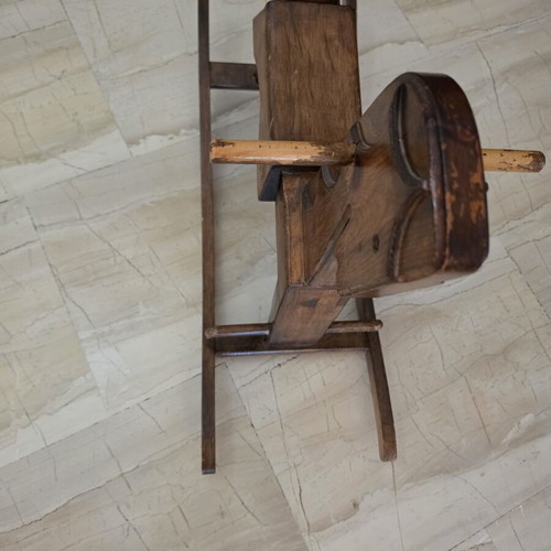 Wooden rocking horse vintage, used