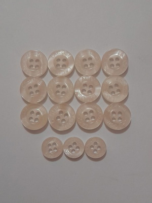 Lacoste button set for shirts, complete 15 pieces, new