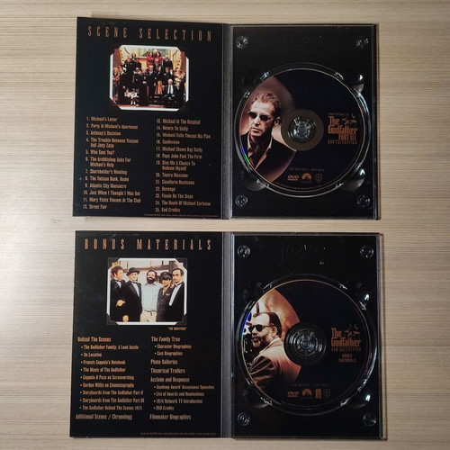 The Godfather DVD Collection like new with Greek subtitles