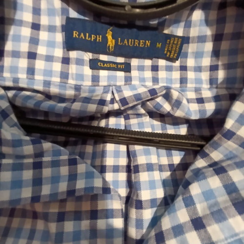 Ralph Lauren men's striped shirt new, 100% cotton, size M