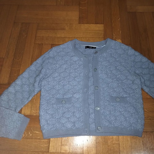 Mango cardigan like new, gray and blue, size S/M