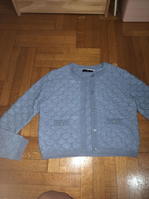 Mango cardigan like new, gray and blue, size S/M