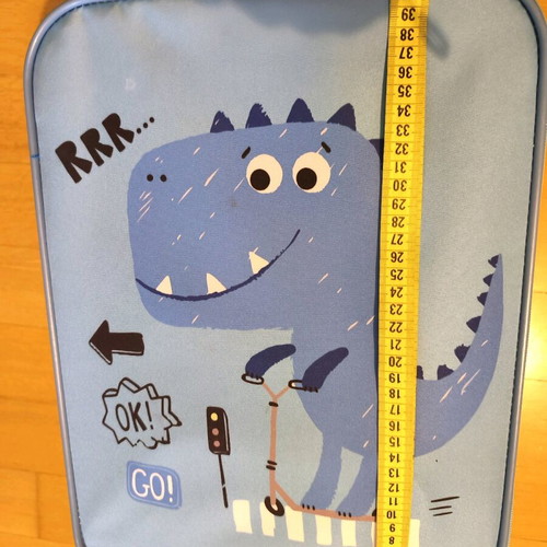 Children's travel set like new, 3 pieces, blue