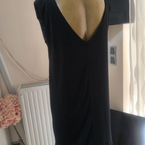 Mango black dress Large like new, minimal design