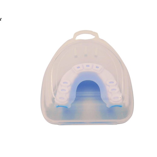 Silicone Mouthguard Blue/White Sizes S-L New