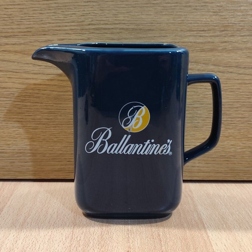 Ballantine's scotch whisky ceramic jug used, vintage advertising