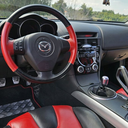 Mazda RX-8 2005 used, red coupe, manual transmission