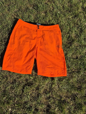 Fox MTB shorts size 34, like new, bright orange