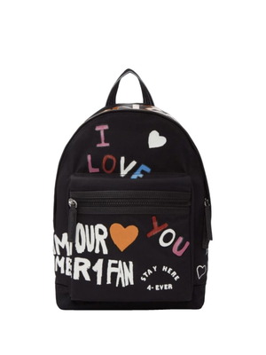 Τσάντα πλάτης Kenzo Black Limited Edition Love μεταχειρισμένη, νάιλον