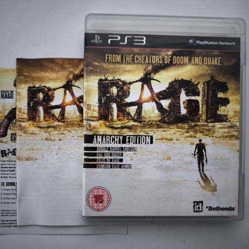 Rage Anarchy Edition PS3 game