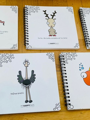 Set of 30 animal notebooks new, 5 different designs