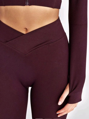 Sugarfree rib leggings new size M