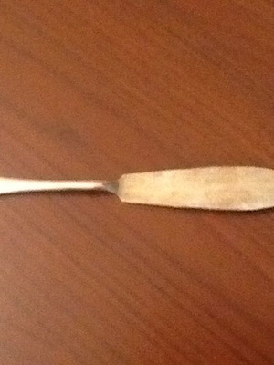 Silver serving spatula vintage like new, from 1960