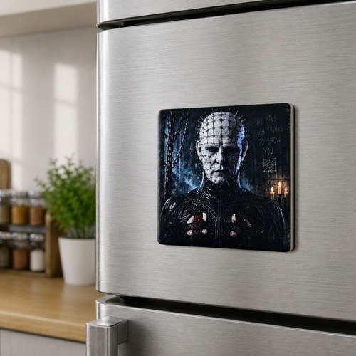 Hellraiser Pinhead Ceramic Fridge Magnet 57×57 mm new