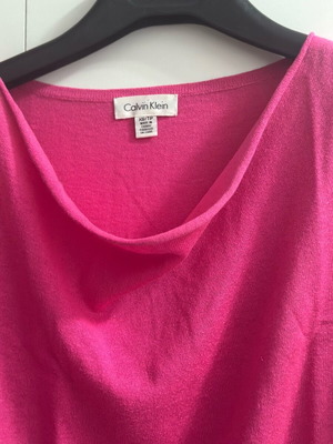 Πουλόβερ Calvin Klein λεπτό μεταχειρισμένο, ροζ, μέγεθος XS