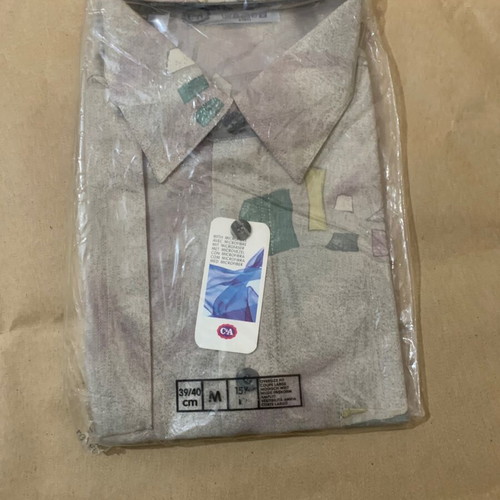 Men's short-sleeve shirt new, size M 39-40, multicolor