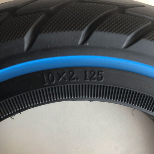 NEDONG 10X2.125-6.5 solid tire with blue ring new