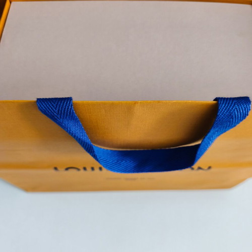 Louis Vuitton luxury storage box with hard case and gift bag new