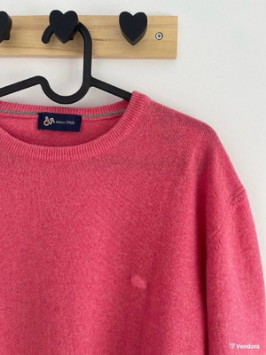 Dur knitted sweater size L pink like new