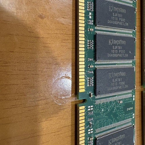 DDR1 RAM 2.5GB pack used, Kingston & Transcend DDR400 PC3200