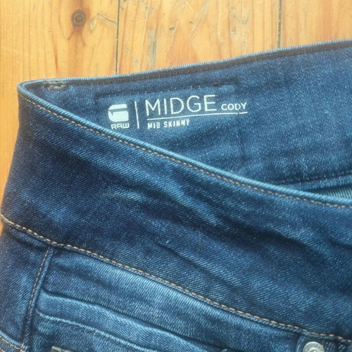 G-Star Midge Cody Mid Skinny women's blue jeans new 27/32
