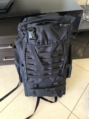 Backpack 80 liters new, black