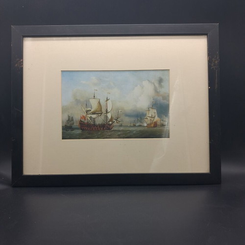 Decorative frames with sea theme like new, set of two 34x44 cm