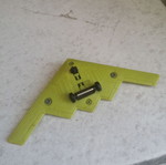 Metal Stealth Airplane used