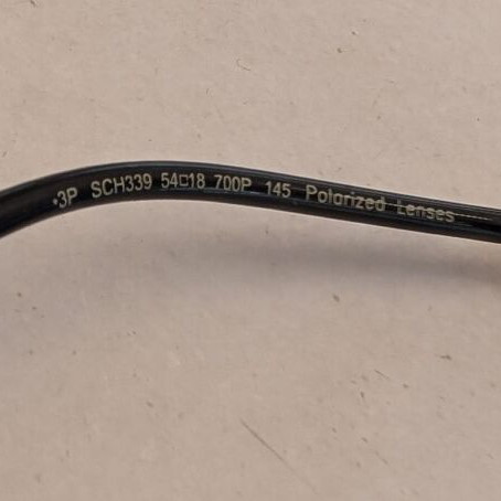 Chopard SCH339 700P Polarized Sunglasses new, black