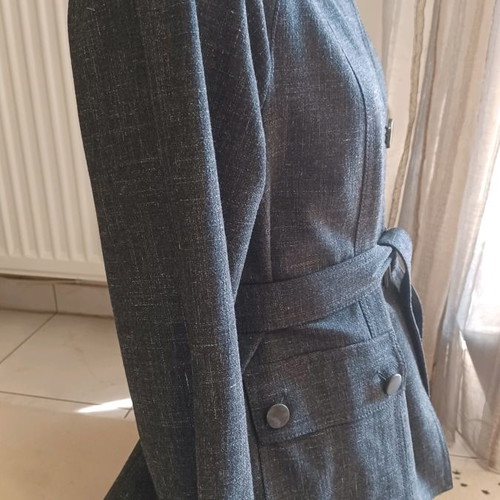 Gerald Darel women's jacket used, dark gray, size 38 - S-M