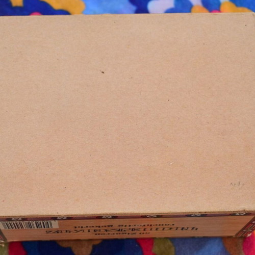 Vintage Tropenschatz Cigar Box used, Handelsgold brand