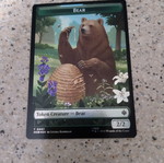 Magic the Gathering Bear Token Stone Boulder foil καινούργιο
