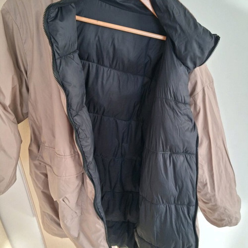 Reversible jacket like new, black-beige