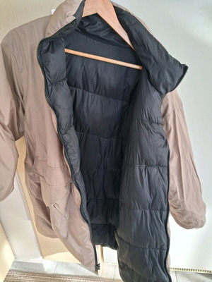 Reversible jacket like new, black-beige