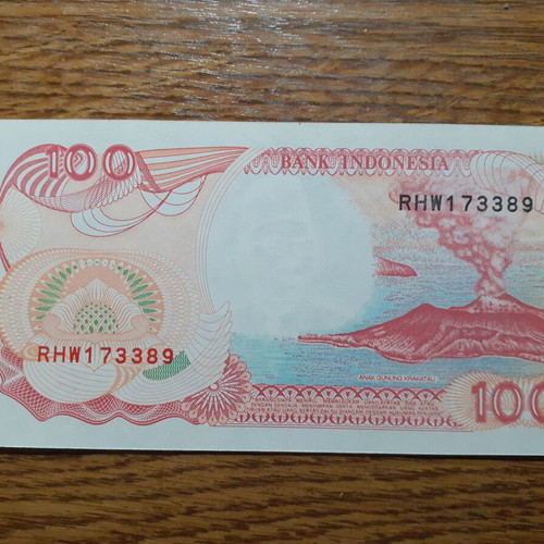 Indonesia 100 Rupiah banknote 1994, Boat P #127c UNC