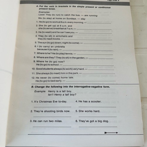 Cambridge English Workbook 3 self-help book like new