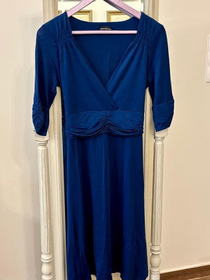 Midi elastic dress Artisti Italiani like new, blue, size M