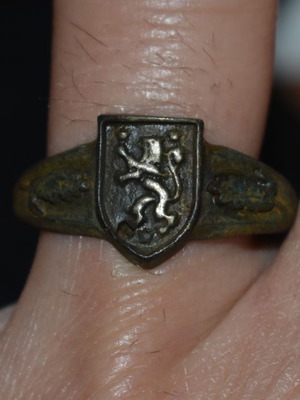 Ring 14th Grenadier Division Waffen SS used