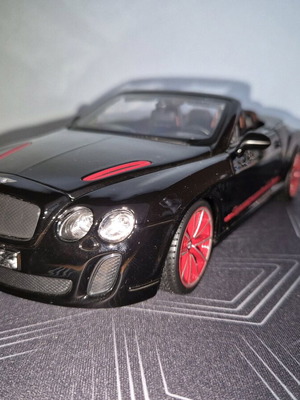 Bentley Continental Supersport Convertible 1:18 καινούργιο μαύρο μεταλλικό