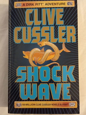 Clive Cussler Shock Wave book used, English